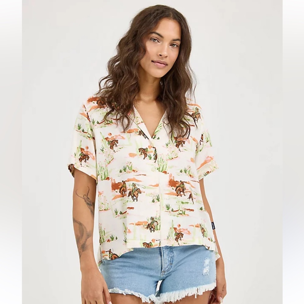 WRANGLER Retro Cowgirl Camp Shirt